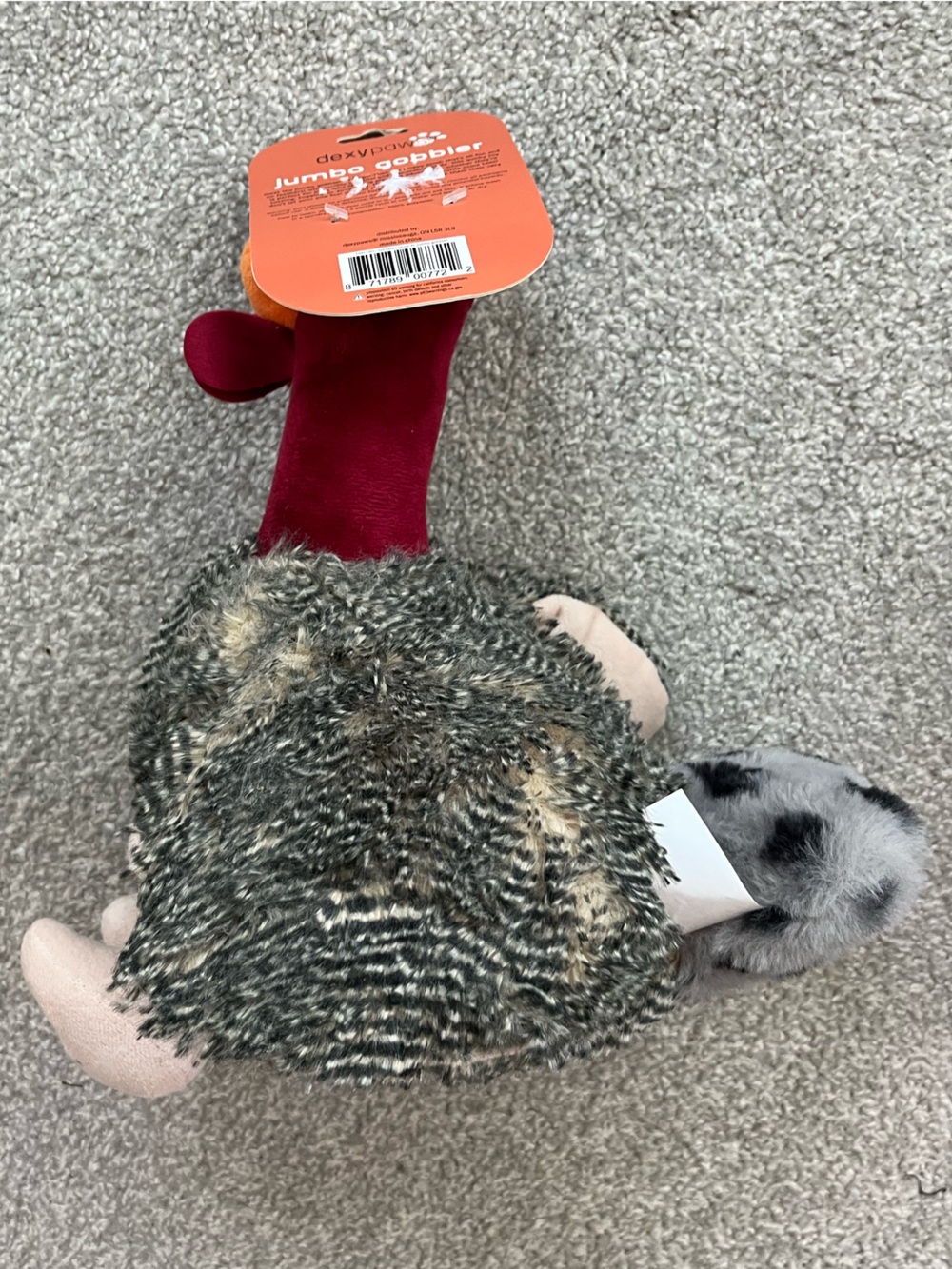 NWT Dog Toy Thanksgiving Bundle. Dog Scarecrow, Turkey Animal & Turkey “Cooked” - Picture 7 of 14